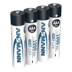 12x4 Ansmann NiMH batt. 1000 Micro AAA 950 mAh 2