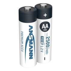 12x2 Ansmann maxE NiMH Akku 2500 Mignon AA 2400 mAh 2