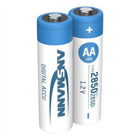 12x2 Ansmann NiMH batt. 2850 Mignon AA 2650 mAh DIGITAL