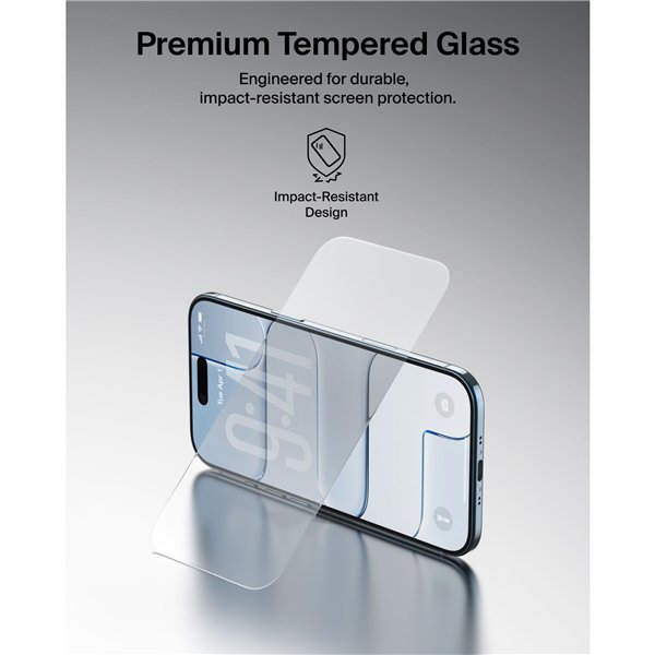 2x1 Belkin Tempered Glass Displaysch. iPhone Air  OVA225hq