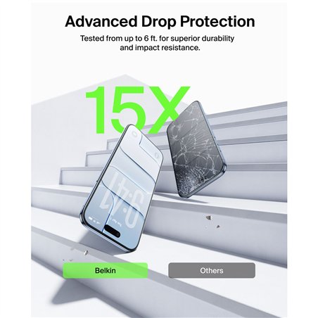 2x1 Belkin Tempered Glass Displaysch. iPhone Air  OVA225hq