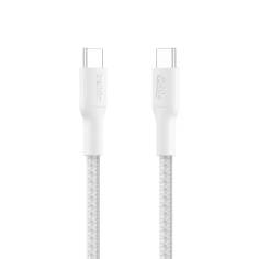 Belkin USB-C/USB-c cavo 240W 1m intrecciato, bian. CAB025hq1MWH 2