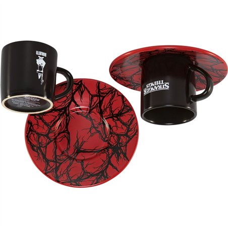 Bialetti Set 2 Tassen inkl. Untertassen Stranger Things