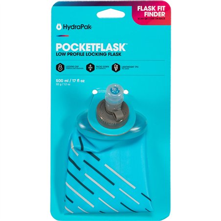 Hydrapak Pocketflask 500ml borraccia pieghevole blu