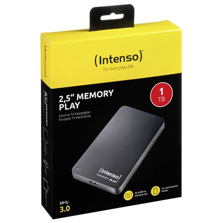Intenso Memory Play          1TB 2,5  USB 3.0 inkl supporto