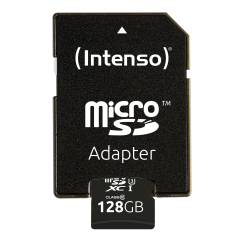 Intenso microSDXC          128GB C10 UHS-I Professional + adatt. 2
