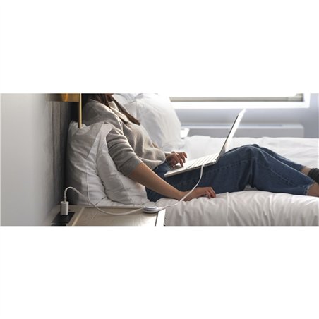 iOttie 100W Retractable USB-C Cable White 2-Pack