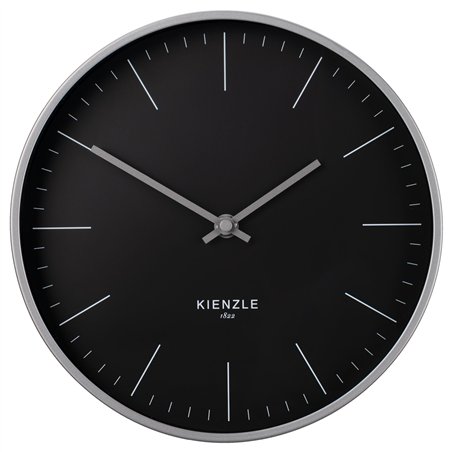 KIENZLE DCF Radio-Control.Wall Clock Modern anthracite 25 cm