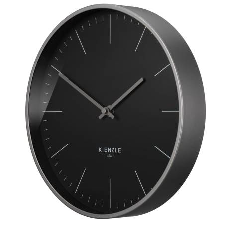 KIENZLE DCF Radio-Control.Wall Clock Modern anthracite 25 cm