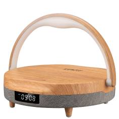 KIENZLE LED Alarm Clock w. Blue- tooth Speaker + Wireless Charger 2