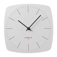 KIENZLE DCF Radio-Controlled Wall Clock Modern 24.8 cm white