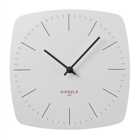 KIENZLE DCF Radio-Controlled Wall Clock Modern 24.8 cm white