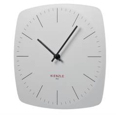 KIENZLE DCF Radio-Controlled Wall Clock Modern 24.8 cm white 2