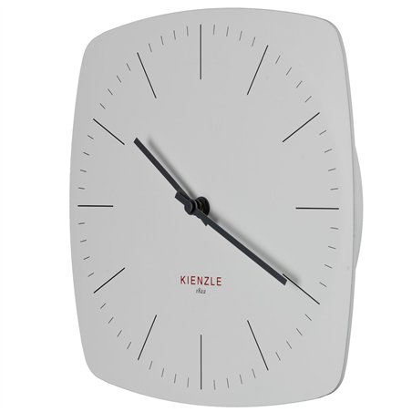 KIENZLE DCF Radio-Controlled Wall Clock Modern 24.8 cm white