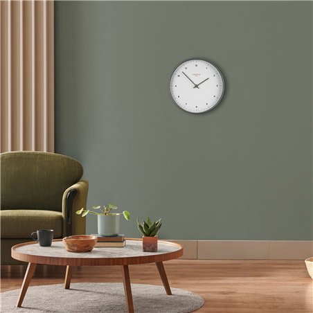 KIENZLE DCF Radio-Control.Wall Clock Classic 25 cm, white