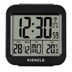 KIENZLE Travel Alarm Clock with Indoor Temperature Display