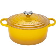 Le Creuset Signature Bräter rund 24 cm nectar