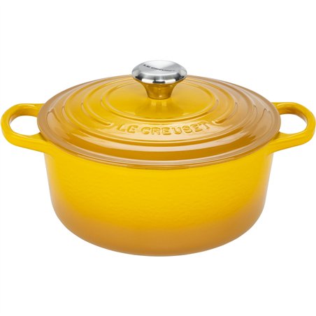 Le Creuset Signature Bräter rund 24 cm nectar