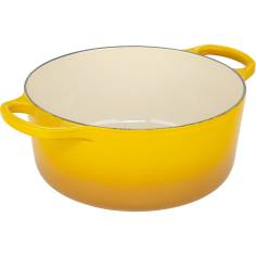 Le Creuset Signature Bräter rund 24 cm nectar 2