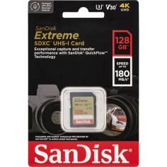 SanDisk Extreme SDXC       128GB UHS-I C10 U3 V30