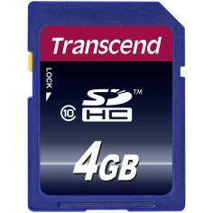 Transcend SDHC 4GB Class 10