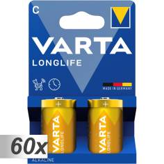 60x2 Varta Longlife Baby C LR 14