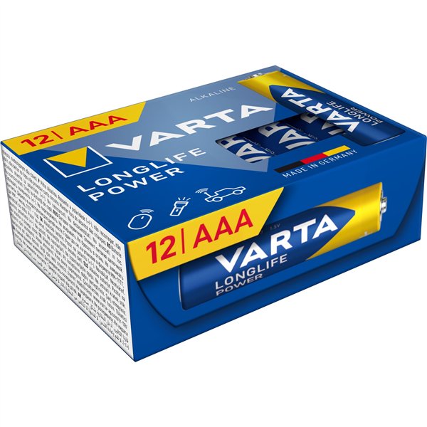 1x12 Varta Longlife Power AAA Cube