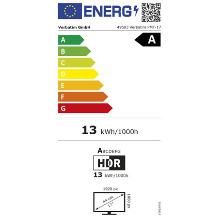 Verbatim PMT-17 touchscreen monitor portatile