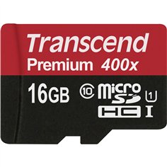 Transcend microSDHC 16GB Class 10 UHS-I 400X