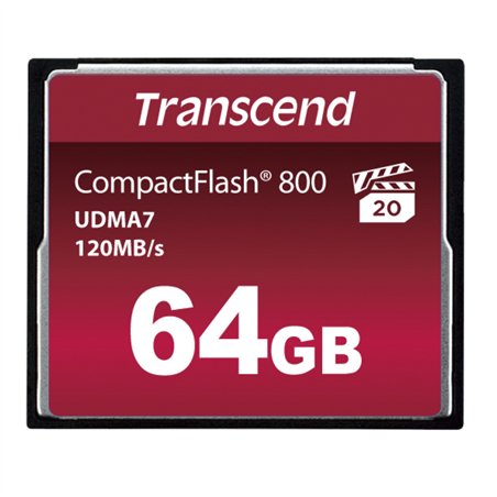 Transcend Compact Flash 64GB 800x