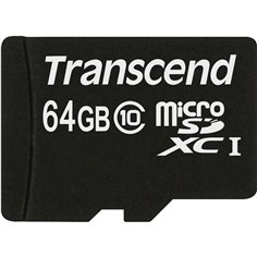 Transcend microSDXC 64GB Class 10 300x + SD adattatore