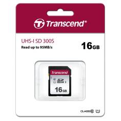 Transcend SDHC 300S         16GB Class 10 UHS-I U1 2