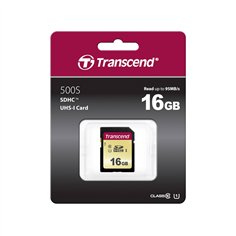 Transcend SDHC 500S         16GB Class 10 UHS-I U3 V30 2