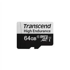 Transcend microSDXC 350V    64GB Class 10 UHS-I U1 2