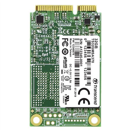 Transcend SSD MSA370        32GB mSATA SATA III