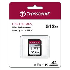 Transcend SDXC 340S        512GB Class 10 UHS-I U3 A2 V30 2