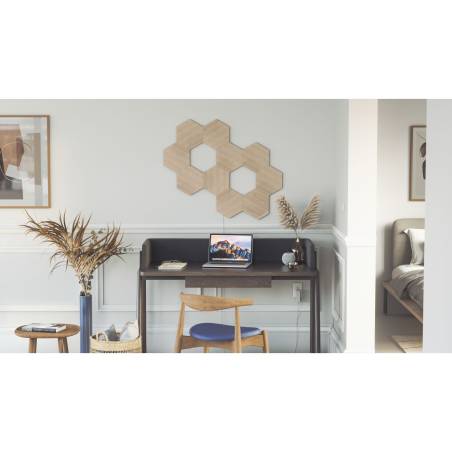Nanoleaf Elements Wood Look Hexagons Expansion Pack - 3PK