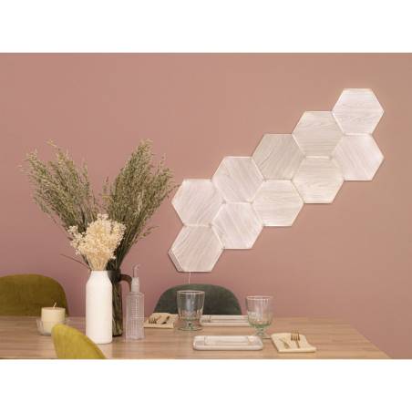 Nanoleaf Elements Wood Look Hexagons Expansion Pack - 3PK