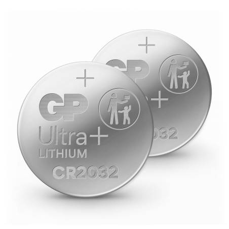 1x2 GP CR 2032 Lithium 3V Knopfzellen 3 Volt