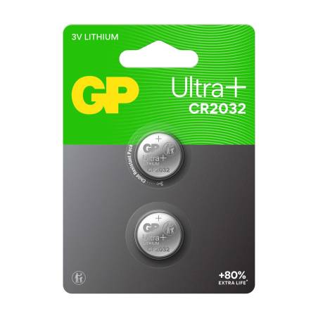 1x2 GP CR 2032 Lithium 3V Knopfzellen 3 Volt