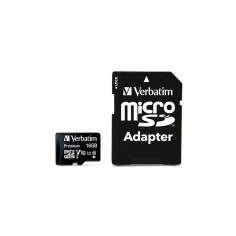 Verbatim microSDHC          16GB Class 10 UHS-I incl adatt. 44082 2