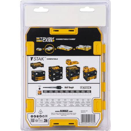 DeWalt DT70751-QZ Holz-Fräsbohrer-Set 9-tlg.