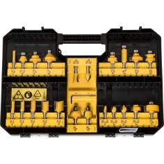 DeWalt DT90017-QZ Fräserset 22-tlg. 2