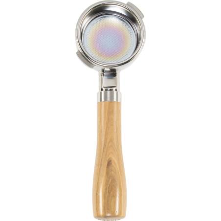 Gaggia Holzsiebträger bodenlos Edelstahl und Eschenholz