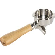 Gaggia Holzsiebträger Doppelaus- lauf Edelstahl und Eschenholz