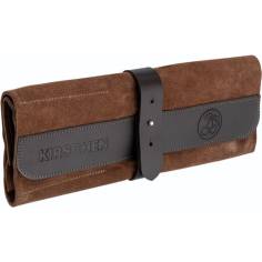 Kirschen Veloursleder-Rolltasche leer