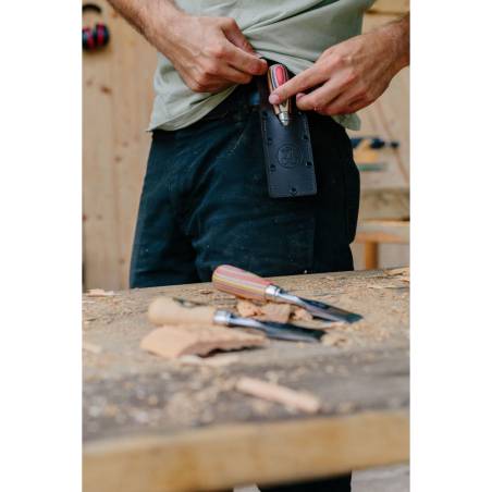 Kirschen W.I.N.A.C. Kurzbeitel Lederholster, 35 mm