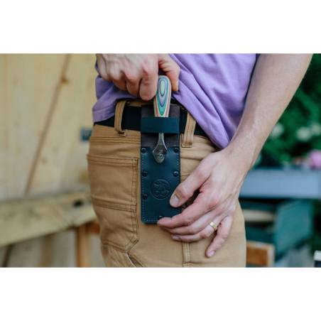 Kirschen W.I.N.A.C. Kurzbeitel Lederholster, 35 mm