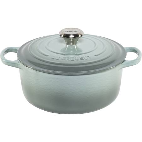Le Creuset Signature Bräter rund 24 cm sea salt