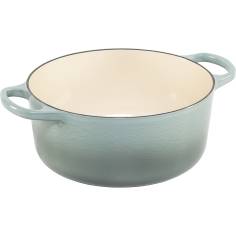 Le Creuset Signature Bräter rund 24 cm sea salt 2